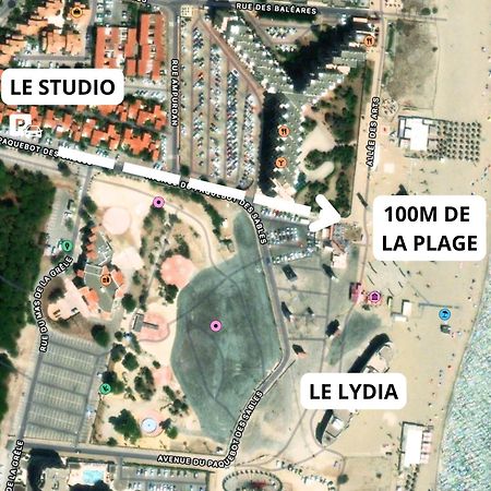 Appartement A 100M De La Plage - Terrasse & Parking Prive Le Barcarès Zewnętrze zdjęcie