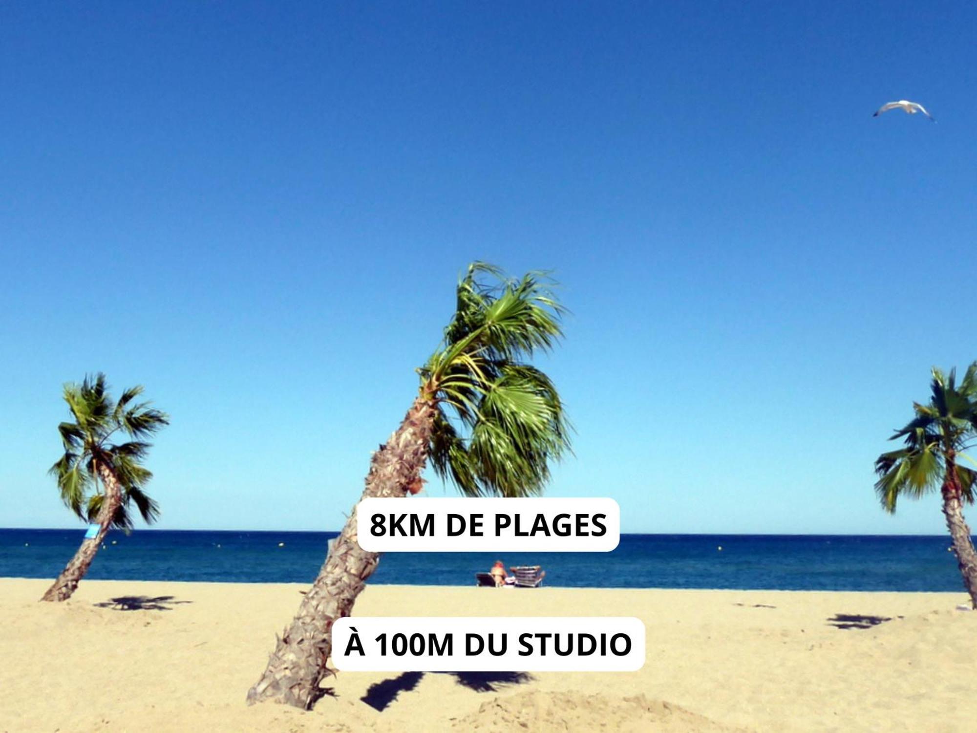 Appartement A 100M De La Plage - Terrasse & Parking Prive Le Barcarès Zewnętrze zdjęcie